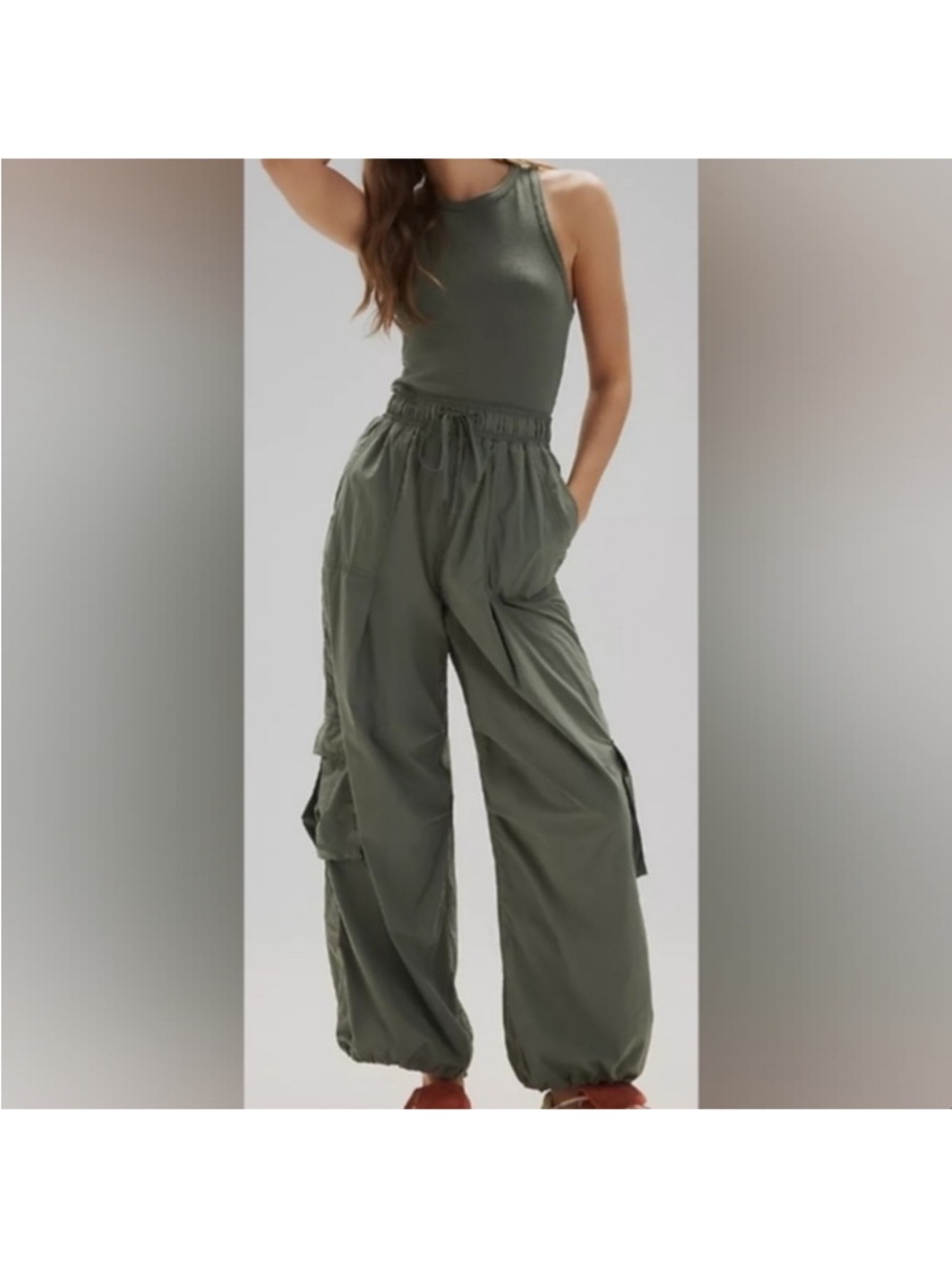 Anthropologie daily practice messa jumpsuit size LP - Picture 3 of 10
